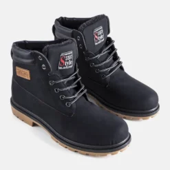 Bottes Snell Noires Isolées Le Noir