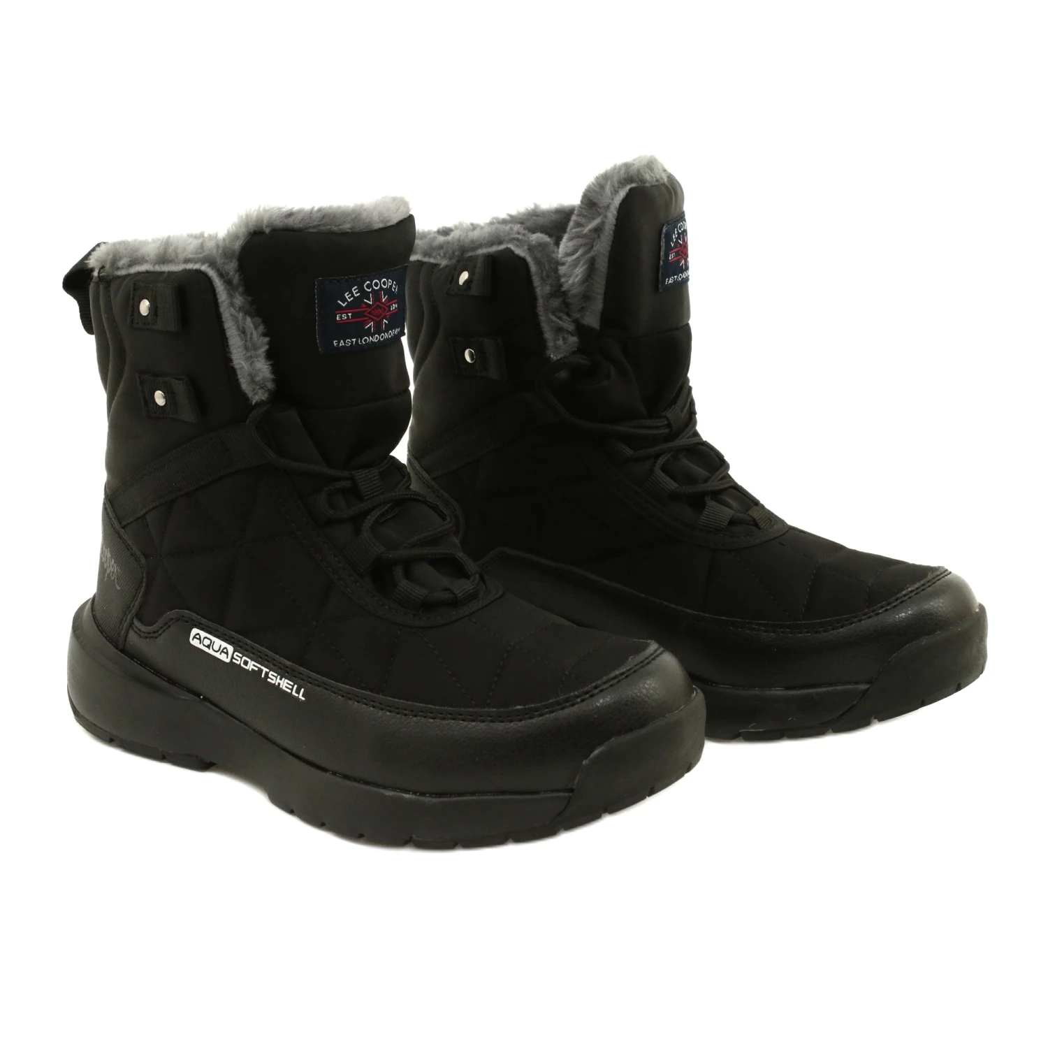 Bottes Sur Fourrure Softshell Lee Cooper LCJ-21-17-0590L Le Noir 4 Bottes Sur Fourrure Softshell Lee Cooper LCJ-21-17-0590L Le Noir – Image 4