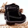 Bottes Trappeurs Enfant Noir Milos Le Noir