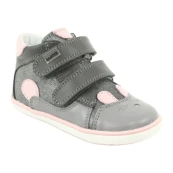 Bottes Velcro Lapin Bartek 11702 Rose Gris