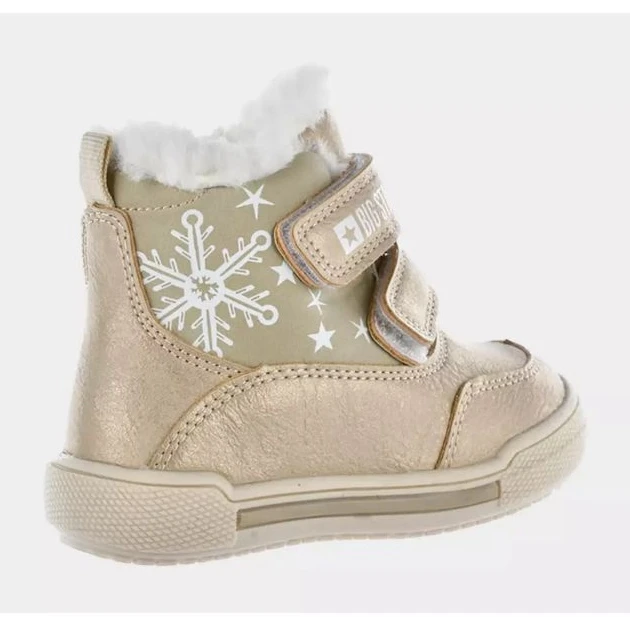 Chaussures, Bottes De Neige Big Star Jr. KK374189 Beige D'or 3 Chaussures, Bottes De Neige Big Star Jr. KK374189 Beige D'or – Image 3