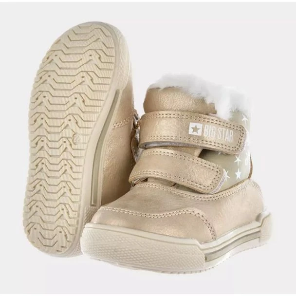 Chaussures, Bottes De Neige Big Star Jr. KK374189 Beige D'or 4 Chaussures, Bottes De Neige Big Star Jr. KK374189 Beige D'or – Image 4