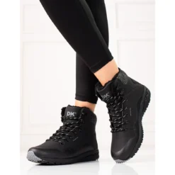 DK Bottes De Randonnée Hautes Noires Pour Femmes Avec Isolation Shelovet Le Noir