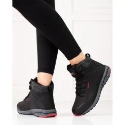 DK Bottes De Trekking Hautes Pour Femmes Avec Isolation Shelovet Le Noir