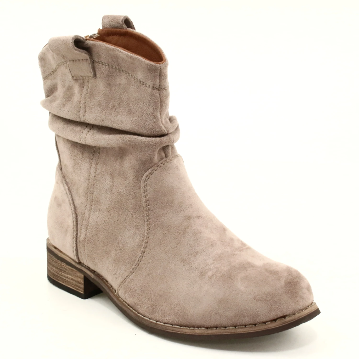 Evento Bottes En Daim Jezzi 20BT35-3046 Kaki Beige 3 Evento Bottes En Daim Jezzi 20BT35-3046 Kaki Beige – Image 3