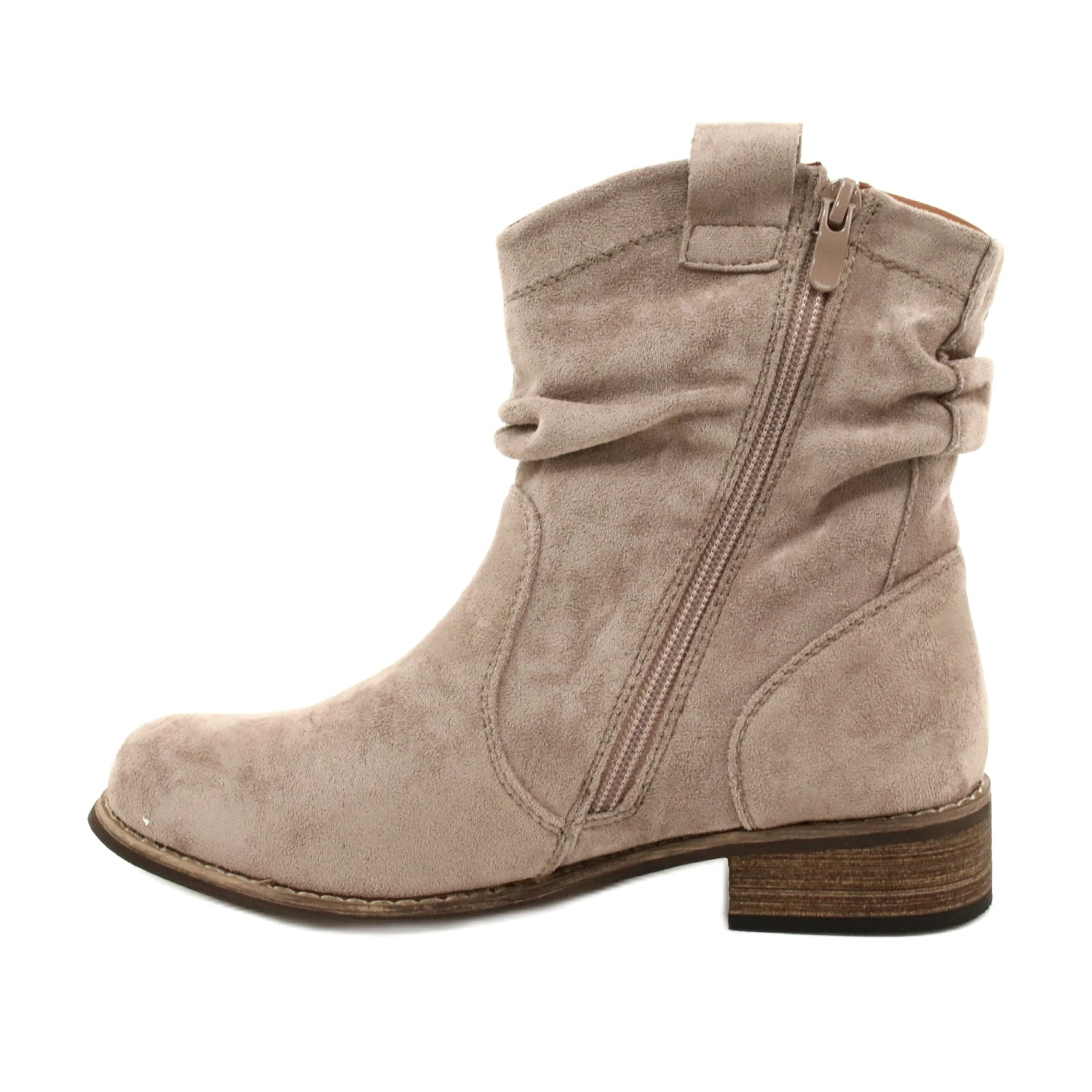 Evento Bottes En Daim Jezzi 20BT35-3046 Kaki Beige 4 Evento Bottes En Daim Jezzi 20BT35-3046 Kaki Beige – Image 4