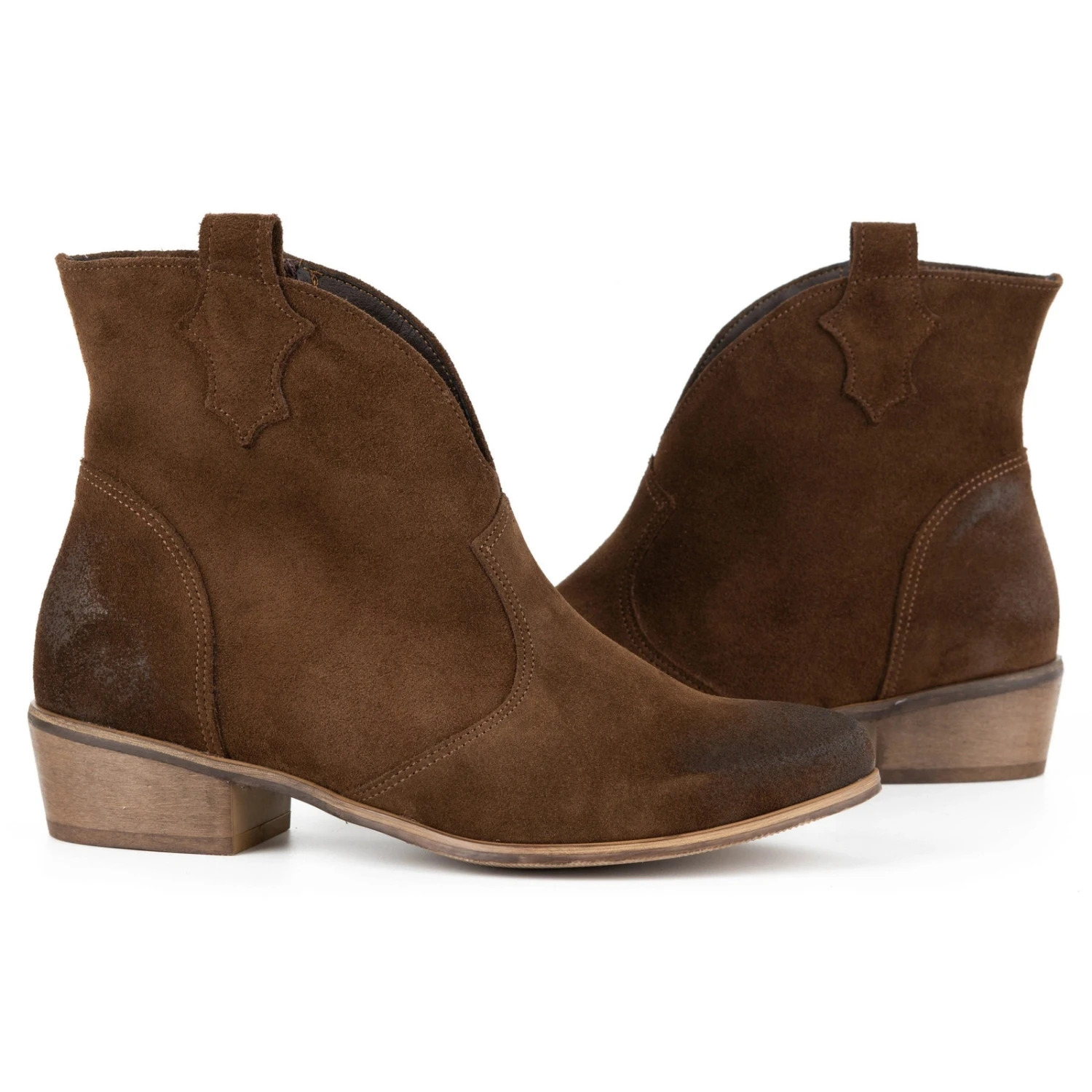 Exquisite Bottes En Cuir Pour Femmes 1137 Marron Brun 6 Exquisite Bottes En Cuir Pour Femmes 1137 Marron Brun – Image 6