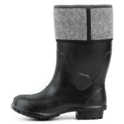 Fagum-Stomil Bottes Bordyna 6250, Bottes De Travail, Bottes En Caoutchouc Le Noir Gris