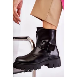 FB2 Bottes Chaudes Noires Pour Femmes Avec Fermeture éclair Le Noir -Lumière Écarlate Bottes fb2 bottes chaudes noires pour femmes avec fermeture eclair le noir 5 2000x2000 1
