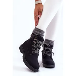 FB3 Bottes Chaudes Femme Noir Lonne Le Noir