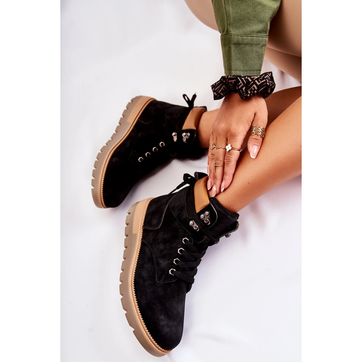 FB3 Bottes En Cuir Sur La Plate-forme Ressa Noire Le Noir 5 FB3 Bottes En Cuir Sur La Plate-forme Ressa Noire Le Noir – Image 5