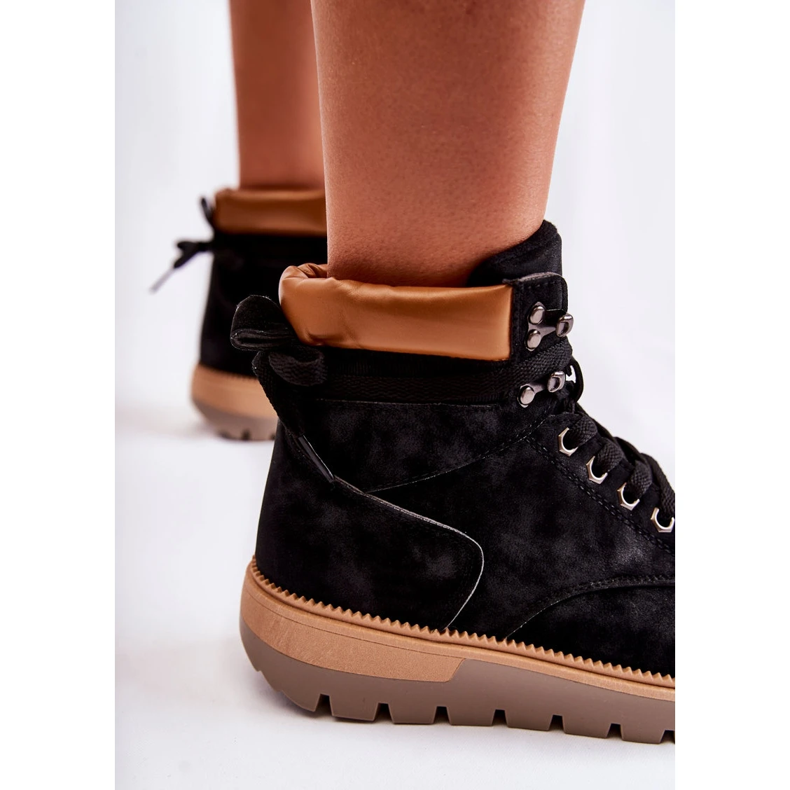 FB3 Bottes En Cuir Sur La Plate-forme Ressa Noire Le Noir 8 FB3 Bottes En Cuir Sur La Plate-forme Ressa Noire Le Noir – Image 8