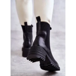 FE1 Bottes Chaudes Noires à Talon Pour Femmes Abella Le Noir -Lumière Écarlate Bottes fe1 bottes chaudes noires a talon pour femmes abella le noir 3 2000x2000 1