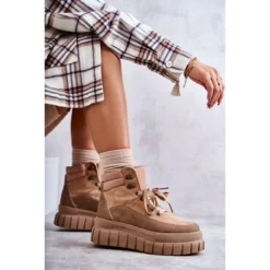 FG2 Bottes Confortables Sur La Plate-forme Sanchio Beige Foncé Brun -Lumière Écarlate Bottes fg2 bottes confortables sur la plate forme sanchio beige fonce brun 5 2000x2000 1