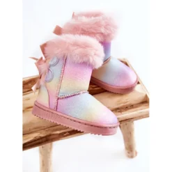 FR1 Bottes Chaudes Enfant Avec Nœuds Bottes De Neige Funky Multicolores Rose 7 FR1 Bottes Chaudes Enfant Avec Nœuds Bottes De Neige Funky Multicolores Rose -Lumière Écarlate Bottes fr1 bottes chaudes enfant avec noeuds bottes de neige funky multicolores rose 3 2000x2000 1