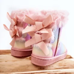 FR1 Bottes Chaudes Enfant Avec Nœuds Bottes De Neige Funky Multicolores Rose 8 FR1 Bottes Chaudes Enfant Avec Nœuds Bottes De Neige Funky Multicolores Rose -Lumière Écarlate Bottes fr1 bottes chaudes enfant avec noeuds bottes de neige funky multicolores rose 4 2000x2000 1