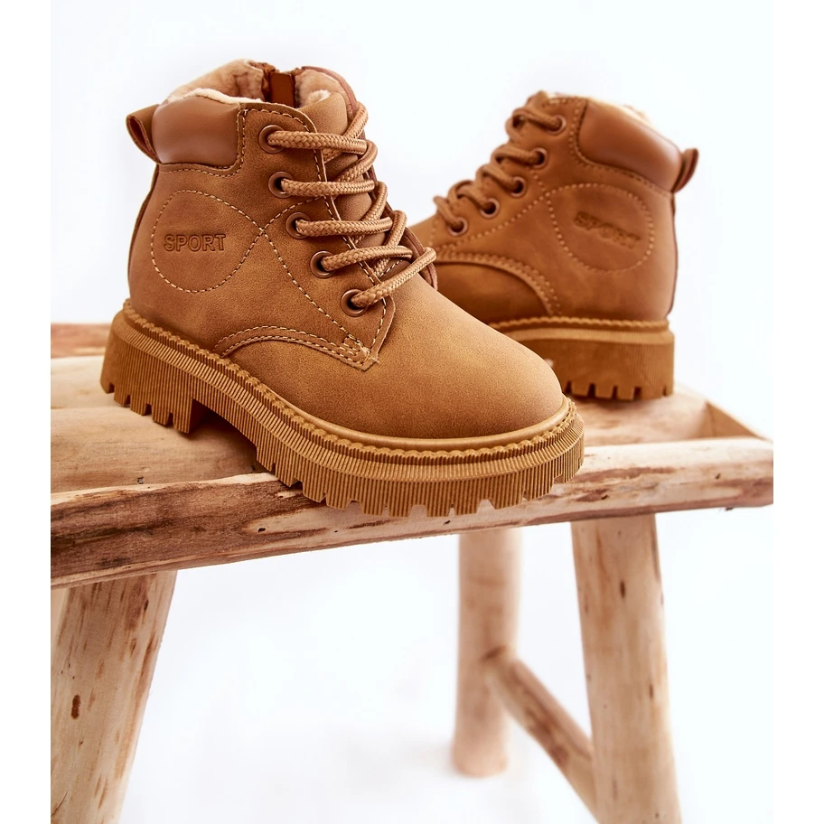 FR1 Bottes Chaudes Enfant Camel Cheddy Brun 2 FR1 Bottes Chaudes Enfant Camel Cheddy Brun – Image 2