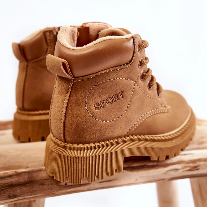 FR1 Bottes Chaudes Enfant Camel Cheddy Brun 3 FR1 Bottes Chaudes Enfant Camel Cheddy Brun – Image 3