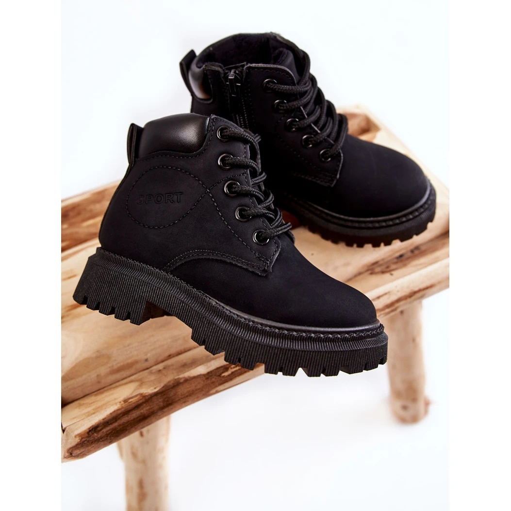 FR1 Bottes Chaudes Enfant Cheddy Noir Le Noir 3 FR1 Bottes Chaudes Enfant Cheddy Noir Le Noir – Image 3