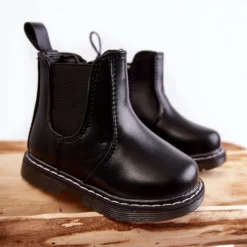 FR1 Bottes Chaudes Enfant Cuir Noir Porky Le Noir 7 FR1 Bottes Chaudes Enfant Cuir Noir Porky Le Noir -Lumière Écarlate Bottes fr1 bottes chaudes enfant cuir noir porky le noir 4 2000x2000 1