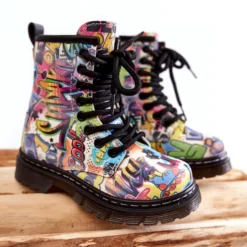 FR1 Bottes Chaudes Enfant Print Multicolore Dexi ['blanc', 'multicolore']