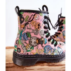 FR1 Bottes Chaudes Enfant Print Rose Dexi Multicolore -Lumière Écarlate Bottes fr1 bottes chaudes enfant print rose dexi multicolore 5 2000x2000 1