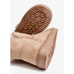 FR1 Bottes De Neige Chaudes à Enfiler Pour Enfants Beige Catellie Brun -Lumière Écarlate Bottes fr1 bottes de neige chaudes a enfiler pour enfants beige catellie brun 4 2000x2000 1