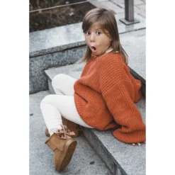 FR1 Bottes De Neige Chaudes À Nœuds Fille Camel Meriva Brun -Lumière Écarlate Bottes fr1 bottes de neige chaudes a noeuds fille camel meriva brun 9 2000x2000 1