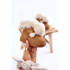 FR1 Bottes De Neige Chaudes Enfant Jeunes Marron-Blanc Roofy Blanche Brun -Lumière Écarlate Bottes fr1 bottes de neige chaudes enfant jeunes marron blanc roofy blanche brun 4 2000x2000 1