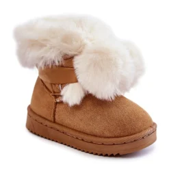 FR1 Bottes De Neige Chaudes Enfant Jeunes Marron-Blanc Roofy Blanche Brun -Lumière Écarlate Bottes fr1 bottes de neige chaudes enfant jeunes marron blanc roofy blanche brun 6 2000x2000 1