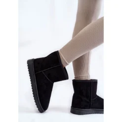 FR1 Bottes De Neige Chaudes Noires Pour Femmes Virgina Le Noir -Lumière Écarlate Bottes fr1 bottes de neige chaudes noires pour femmes virgina le noir 3 2000x2000 1