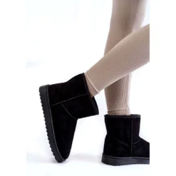 FR1 Bottes De Neige Chaudes Noires Pour Femmes Virgina Le Noir -Lumière Écarlate Bottes fr1 bottes de neige chaudes noires pour femmes virgina le noir 3 2000x2000 2