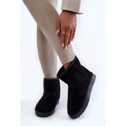FR1 Bottes De Neige Chaudes Noires Pour Femmes Virgina Le Noir -Lumière Écarlate Bottes fr1 bottes de neige chaudes noires pour femmes virgina le noir 4 2000x2000 1
