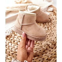 FR1 Bottes De Neige Chaudes Pour Enfants Beige Gooby Brun -Lumière Écarlate Bottes fr1 bottes de neige chaudes pour enfants beige gooby brun 6 2000x2000 1