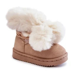 FR1 Bottes De Neige Chaudes Pour Jeunes Enfants Roofy Beige Clair Blanche -Lumière Écarlate Bottes fr1 bottes de neige chaudes pour jeunes enfants roofy beige clair blanche 5 2000x2000 1