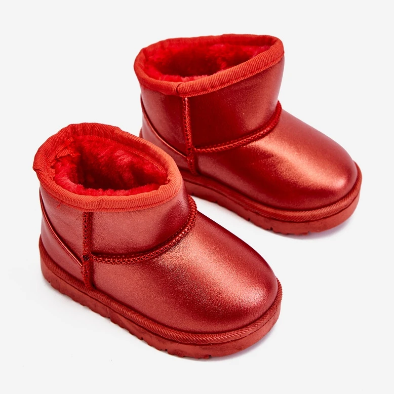 FR1 Bottes De Neige Isolées Pour Enfants Rouge Scooby 2 FR1 Bottes De Neige Isolées Pour Enfants Rouge Scooby – Image 2