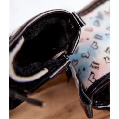 FR1 Bottes Enfant À Paillettes À Motifs Reggie Multicolores Argent ['le Noir'] -Lumière Écarlate Bottes fr1 bottes enfant a paillettes a motifs reggie multicolores argent le noir 9 2000x2000 1