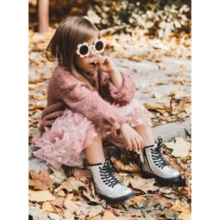 FR1 Bottes Enfant Chaudes Avec Une Fermeture Éclair Laquée Argent Goopy -Lumière Écarlate Bottes fr1 bottes enfant chaudes avec une fermeture eclair laquee argent goopy 7 2000x2000 1