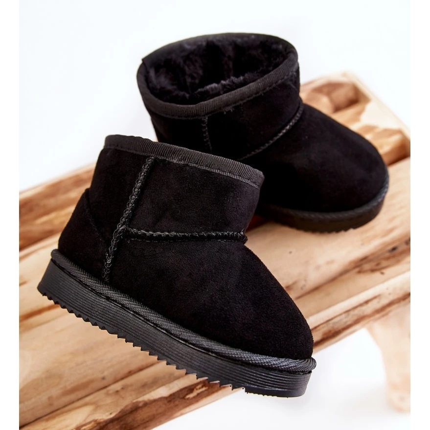 FRROCK Bottes De Neige Chaudes Noires Pour Enfants Gooby Le Noir 6 FRROCK Bottes De Neige Chaudes Noires Pour Enfants Gooby Le Noir – Image 6