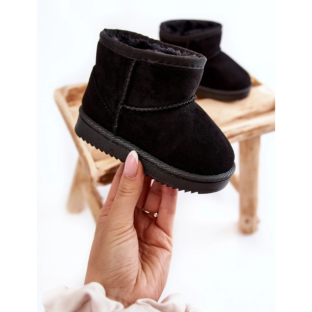 FRROCK Bottes De Neige Chaudes Noires Pour Enfants Gooby Le Noir 7 FRROCK Bottes De Neige Chaudes Noires Pour Enfants Gooby Le Noir – Image 7