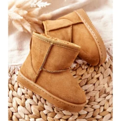 FRROCK Bottes De Neige Chaudes Pour Enfants, Jeunes, Kaki Gooby