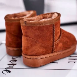 FRROCK Bottes De Neige Chaudes Pour Enfants, Jeunes, Kaki Gooby Brun -Lumière Écarlate Bottes frrock bottes de neige chaudes pour enfants jeunes kaki gooby brun 3 2000x2000 1