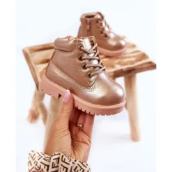 FRROCK Bottes Trappeurs Enfant Or Rose Dexter 7 FRROCK Bottes Trappeurs Enfant Or Rose Dexter -Lumière Écarlate Bottes frrock bottes trappeurs enfant or rose dexter 3 2000x2000 1