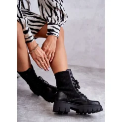 FS1 Bottes De Travail Pour Femmes Avec Chaussettes Noires Abigail Le Noir -Lumière Écarlate Bottes fs1 bottes de travail pour femmes avec chaussettes noires abigail le noir 5 2000x2000 1