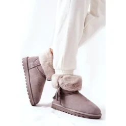 FS1 Mukluki Bottes De Neige Chaudes Fringe Gris Sorella -Lumière Écarlate Bottes fs1 mukluki bottes de neige chaudes fringe gris sorella 3 2000x2000 1