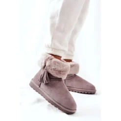 FS1 Mukluki Bottes De Neige Chaudes Fringe Gris Sorella -Lumière Écarlate Bottes fs1 mukluki bottes de neige chaudes fringe gris sorella 4 2000x2000 1