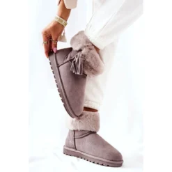 FS1 Mukluki Bottes De Neige Chaudes Fringe Gris Sorella -Lumière Écarlate Bottes fs1 mukluki bottes de neige chaudes fringe gris sorella 6 2000x2000 1