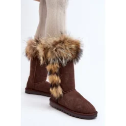 HAN Bottes De Neige Chaudes En Cuir Pour Femme Camel Balvin Brun 6 HAN Bottes De Neige Chaudes En Cuir Pour Femme Camel Balvin Brun -Lumière Écarlate Bottes han bottes de neige chaudes en cuir pour femme camel balvin brun 3 2000x2000 1