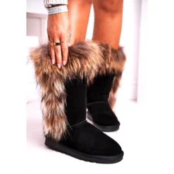 HAN Bottes De Neige Femme Avec Fourrure Avec Fourrure Daim Noir Balvin Le Noir 6 HAN Bottes De Neige Femme Avec Fourrure Avec Fourrure Daim Noir Balvin Le Noir -Lumière Écarlate Bottes han bottes de neige femme avec fourrure avec fourrure daim noir balvin le noir 3 2000x2000 1