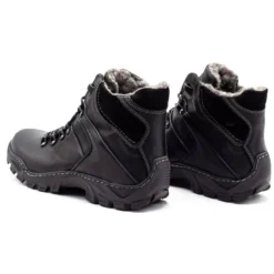 KENT Chaussures D'hiver Pour Hommes Bottes De Neige 119, Trekking Noir Le Noir -Lumière Écarlate Bottes kent chaussures dhiver pour hommes bottes de neige 119 trekking noir le noir 7 2000x2000 1